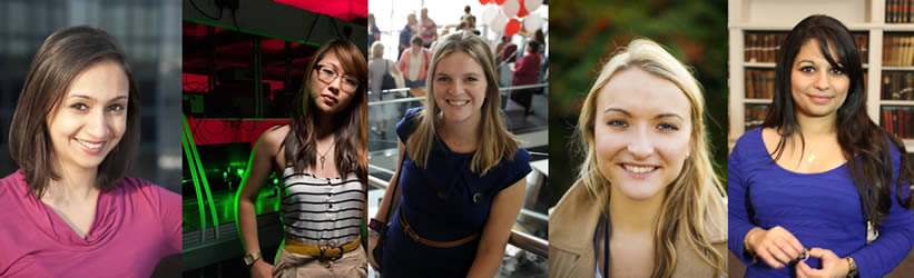 Roma Agrawal, Lia Ying Li, Suzi Gage, Ceri Brenner and Suze Kundu